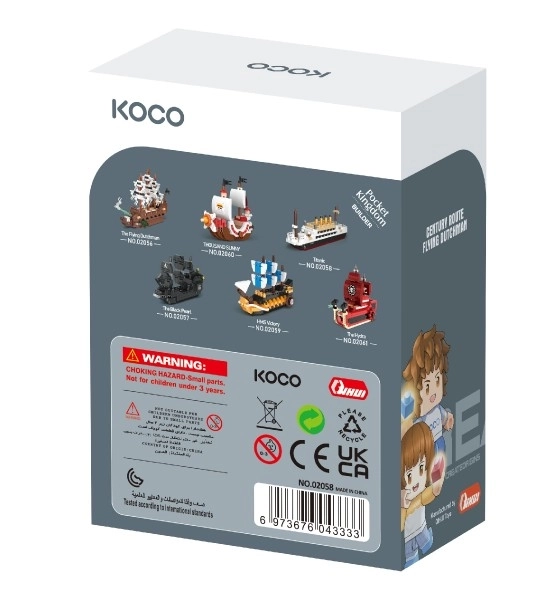 Bouwpakket mini Titanic plastic