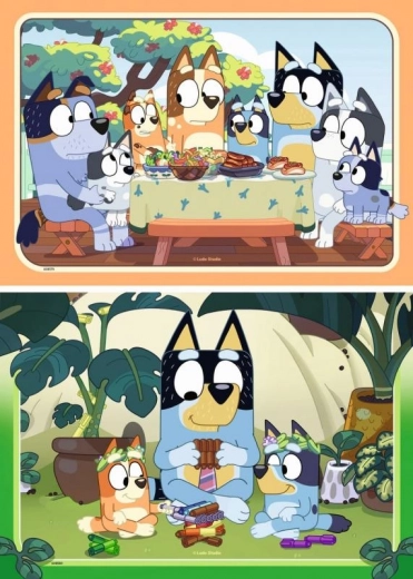 Bluey puzzle 2x24 pieces
