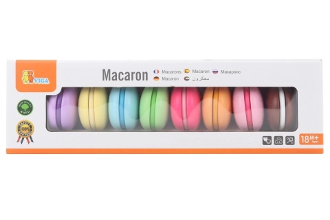 macarons en bois pour enfants 8 pcs VIGA PolarB