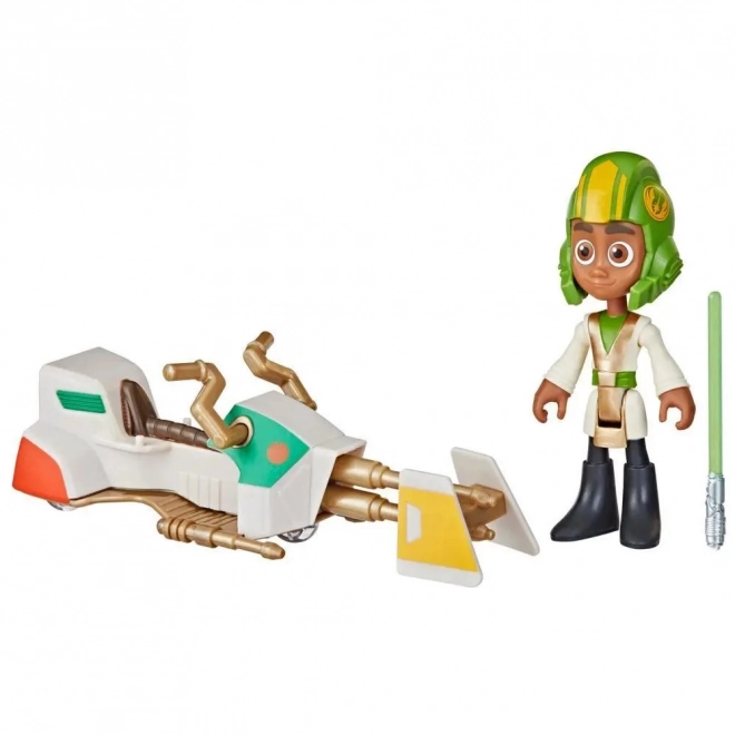 Star Wars Voorschoolse actiefiguur met voertuig, Kai