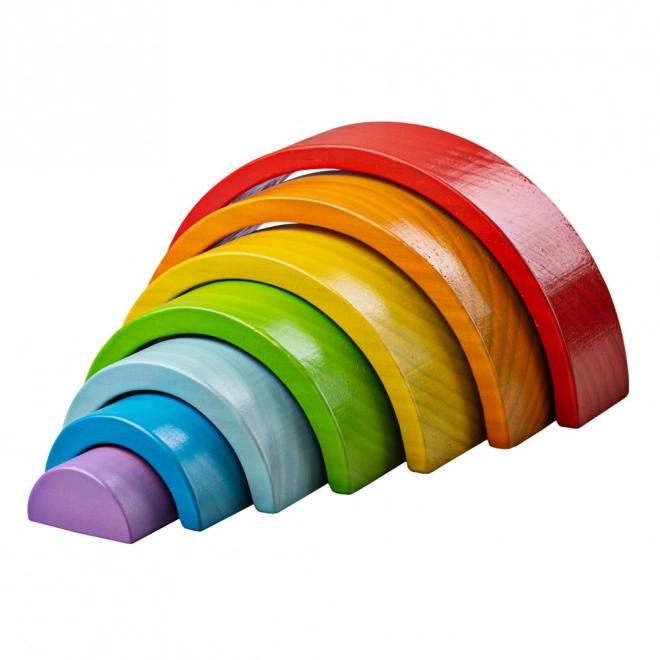 Bigjigs Baby Houten stapelbare kleine regenboog
