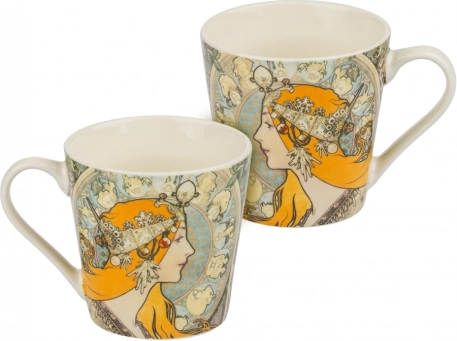 Porseleinen mok Alfons Mucha – Zodiak
