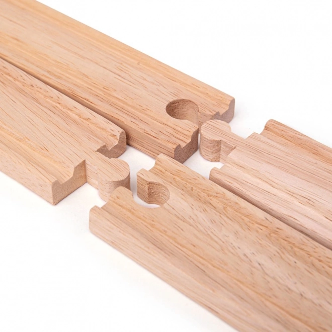 Set van lange rails (20-21 cm) voor uitbreiding van de spoorweg