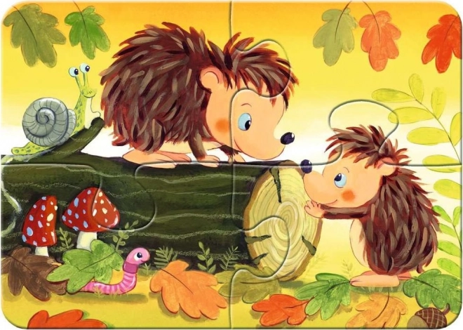 Mijn eerste puzzel bosdieren 4v1
