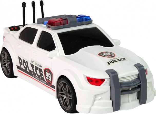 Gedetailleerd politiedesign op schaal 1:16