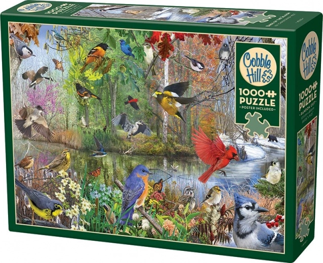 1000 pieces with irregular die-cut for a greater challenge