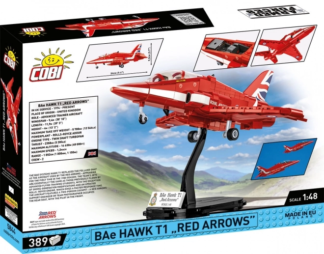 Bausatz BAe Hawk T1 Rote Pfeile 389 Teile