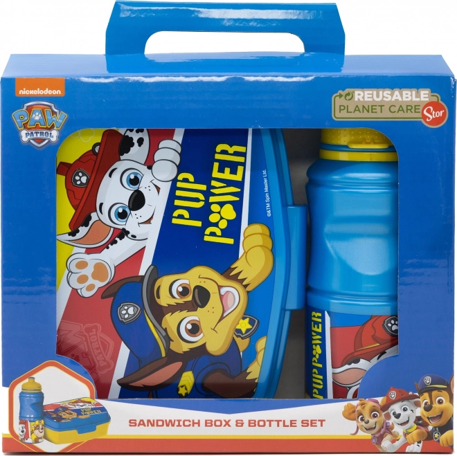STOR Set lunchbox en flessen Paw Patrol