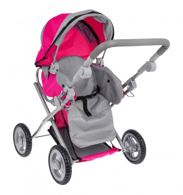 Roze kinderwagen 2 in 1