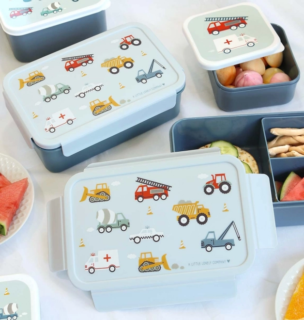 A Little Lovely Company Lunchbox – Voertuigen