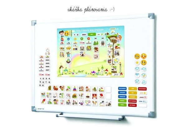 Magnetische kalender voor kinderen - Kleuterschool