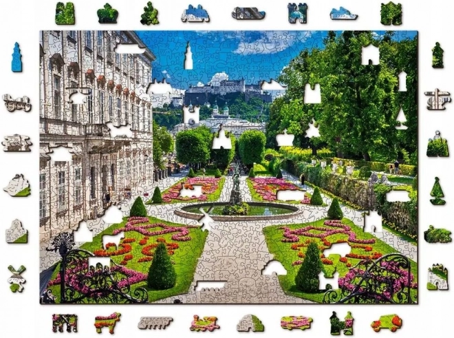 Puzzle en bois château Mirabell