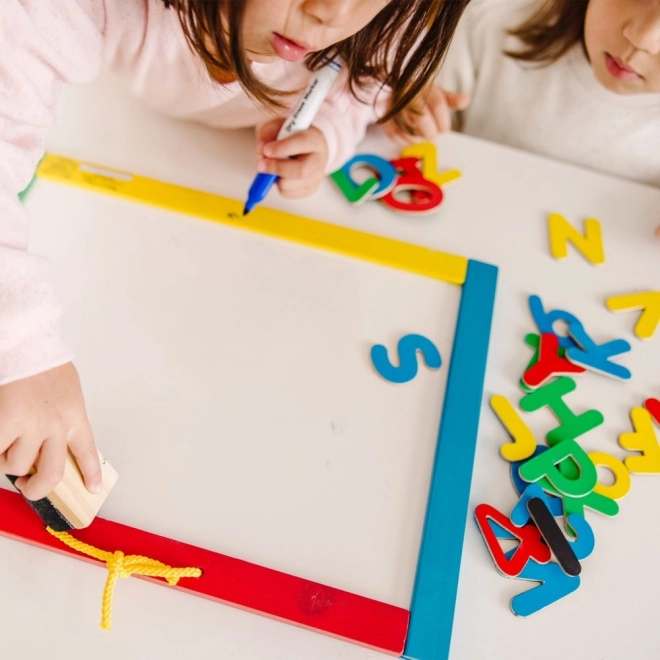 Magnetische und abwischbare Tafel für Kinder
