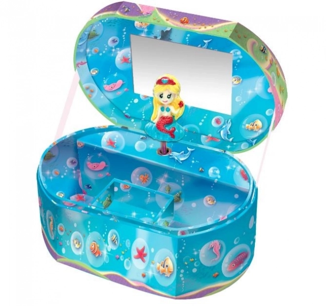 Ovale speeldoos Pecoware - Zeemeermin