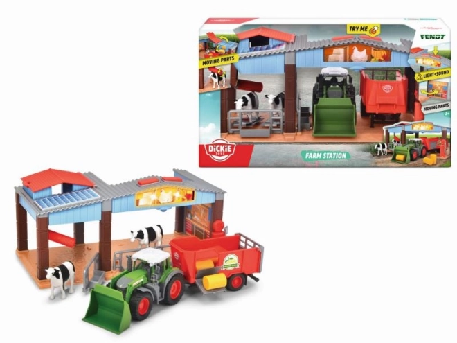Farm Set with Fendt Tractor