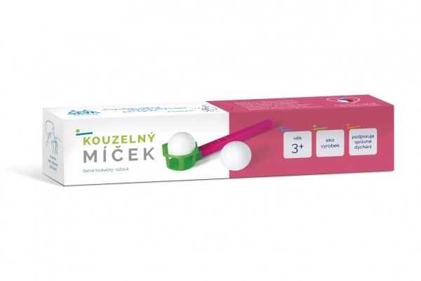 MAGIC BALL roze magische blaasbal breinbreker in doosje 22x4,5x3cm