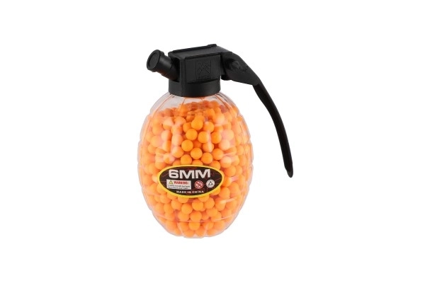 Kogeltjes voor pistool 800st 6mm rubber 10cm in granaat 3 kleuren
