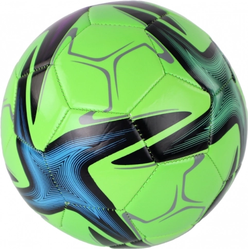 Voetbal 24 cm Groen patroon Maat 5
