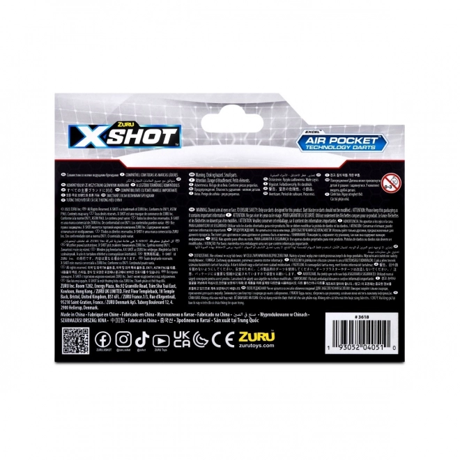 Reserveerschuimkogels X-Shot Air Pocket Technology, 36 stuks