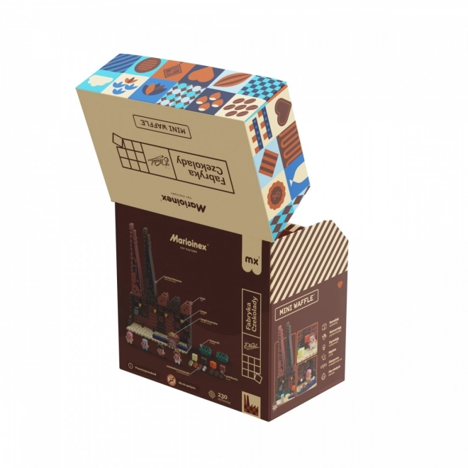 Bouwpakket Mini Waffle - Wedel Chocoladefabriek, 230 stukken