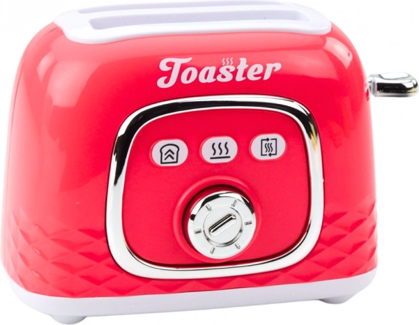 Keukenspeelset: Broodrooster en blender met effecten, roze