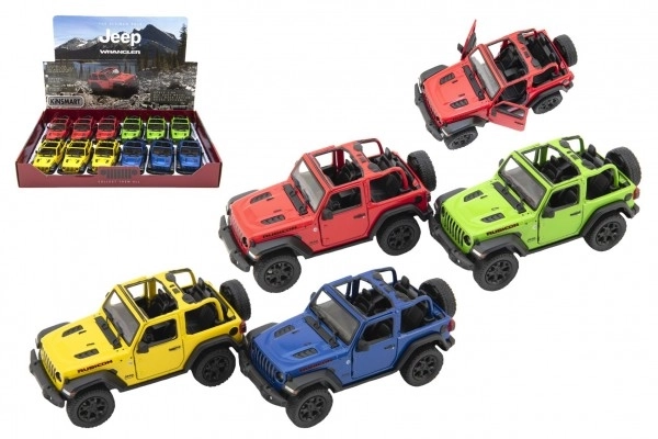 Metallmodell Jeep Wrangler 2018 mit offenem Dach