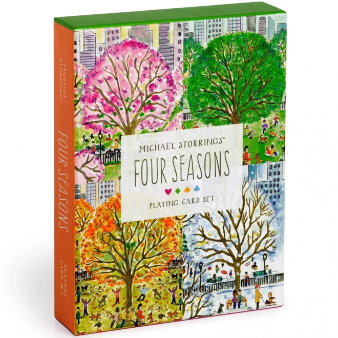 Playing Cards Four Seasons by Michael Storrings
