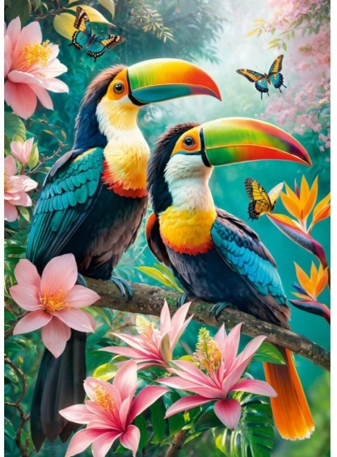Puzzel Toekans in het Paradijs 1000 Stukken