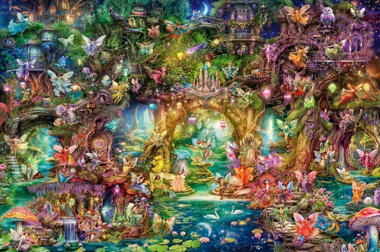 Puzzle Fantasiewereld 4000 stukjes