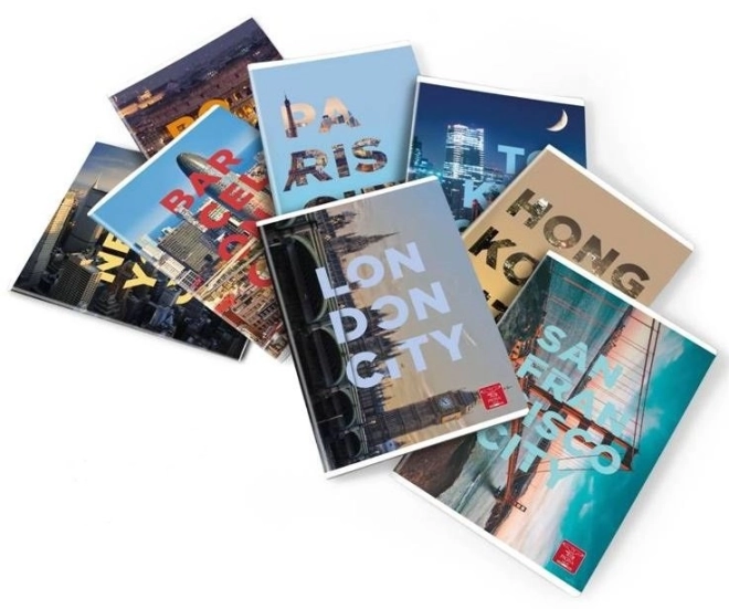 Cahier scolaire A4 Villes mondiales
