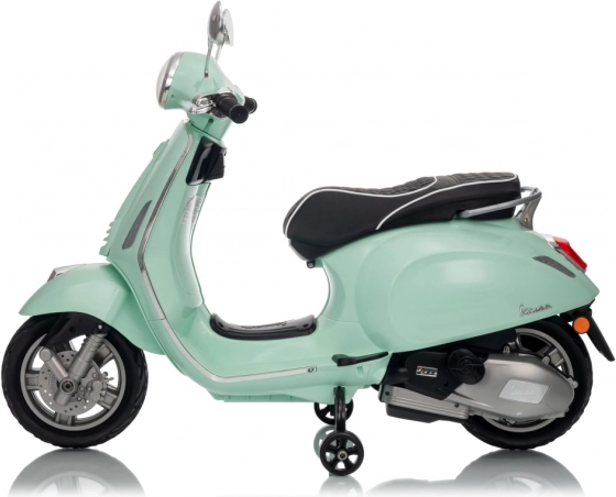 Kinder elektrische scooter VESPA Roma groen