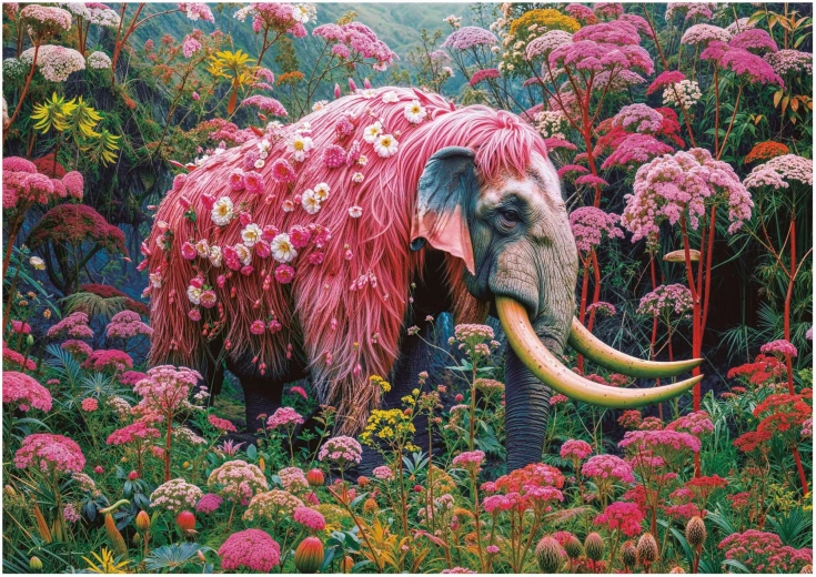 Educa Puzzel Bloemenolifant 1000 stukjes