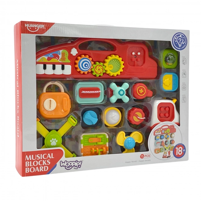 Woopie Montessori Children's Manipulative Panel Colorful Activity Panel