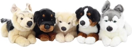Chien en peluche 43 cm éco-responsable