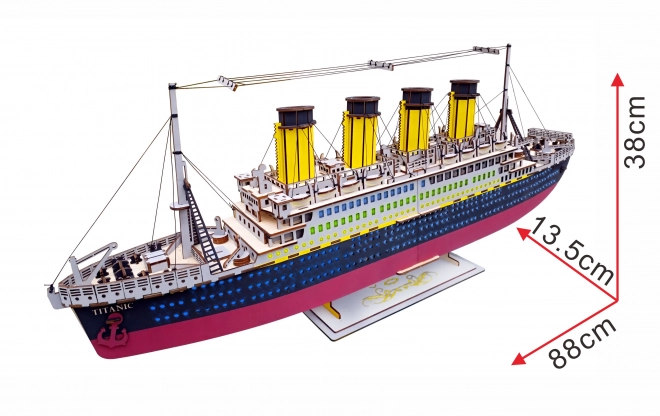 Woodcraft Houten 3D puzzel Titanic