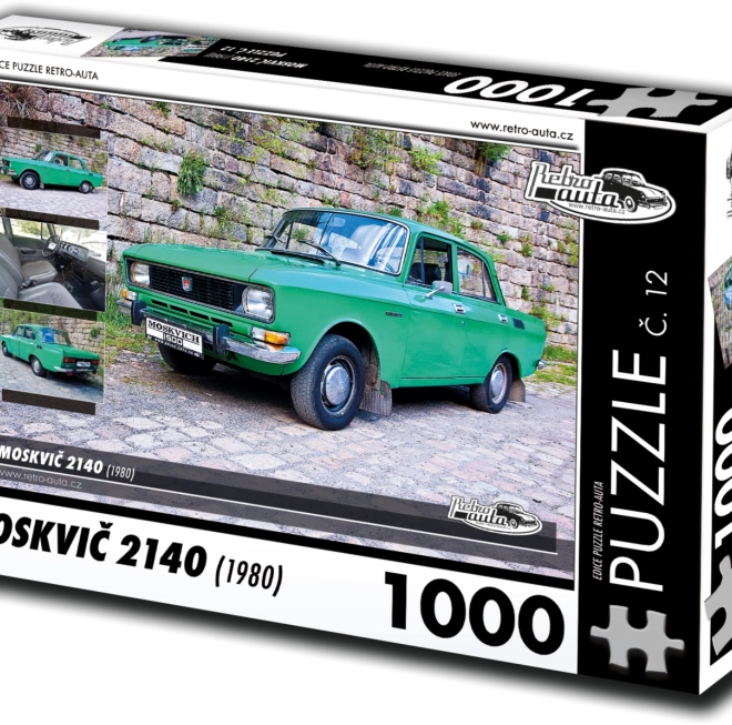 RETRO-AUTA Puzzle Moskvitch 2140 (1980) 1000 pièces