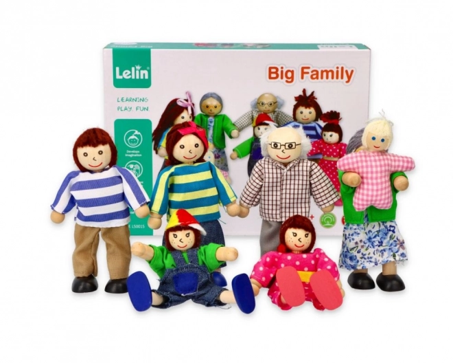 Poppenhuis poppen - familie
