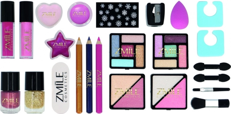 Complete set for eyes, lips, and nails