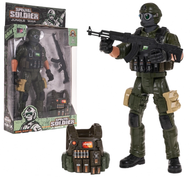 Soldaatfiguur + accessoires