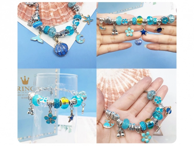 Kralen in kistje hangers DIY armband ZA5207