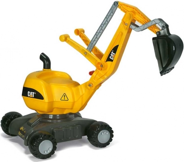 Rolly Toys RollyDigger CAT draaibare trapgraafstoel geel