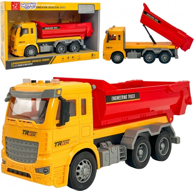 WOOPIE construction dump truck 1:12 with lights and sounds