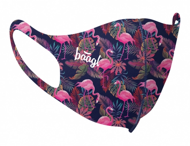 Antibacterieel masker voor kinderen met flamingo patroon