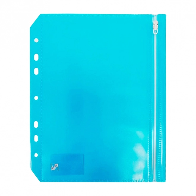 Reißverschlusstasche Format A5 Blau