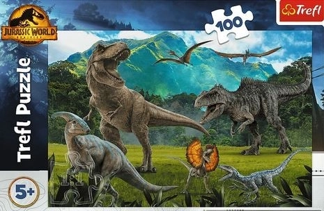 Puzzel dinosaurussen Jurassic Park 100 stukjes