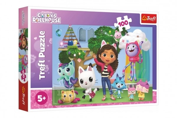 Puzzel 100 stukjes Kattenhuis Gabi
