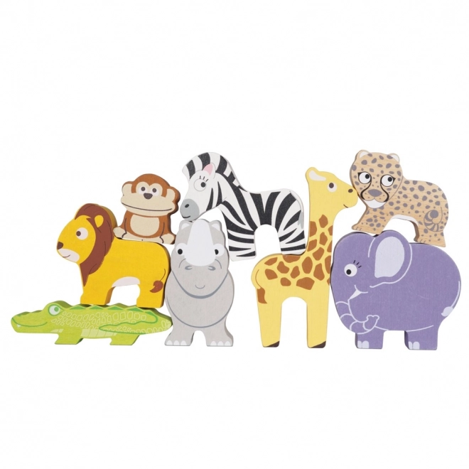 Le Toy Van Petilou Stapeltoren Afrika 9 stuks