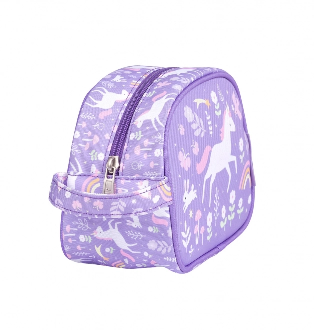 A Little Lovely Company Toiletry bag – Unicorns and rainbows