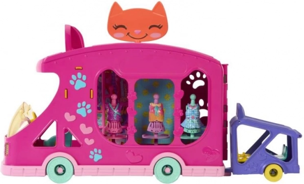 Enchantimals Katzen-Modeboutique auf Rädern – Spielset