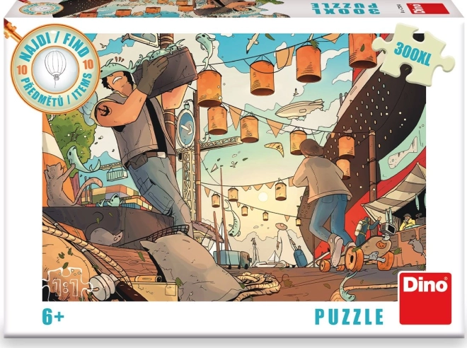 Trouve 10 objets - Port Puzzle 300 pièces